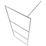 Walk-in Shower Wall with Clear ESG Glass 90x195 cm 146636