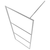 Walk-in Shower Wall with Clear ESG Glass 90x195 cm 146636