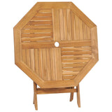 5 Piece Garden Dining Set Solid Teak Wood 3059582