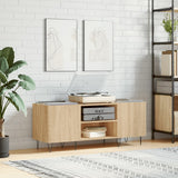 Record Cabinet Sonoma Oak 121x38x48 cm Engineered Wood 831679