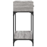 Console Table Grey Sonoma 100x34.5x75 cm Engineered Wood 833396