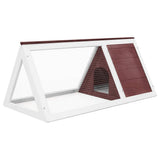 170853 Animal Rabbit Cage Brown Wood