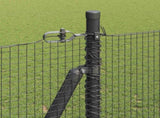 Welded Wire Fence with Concrete Base 25 x 1.5 m 3352566