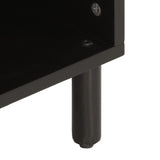 TV Cabinet Black 100x33x46 cm Solid Wood Mango 356835