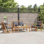 Garden Sofa Set Natural Solid teak wood 3356854