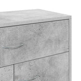 Sideboard Concrete Grey 60x30x75 cm Engineered Wood 800715