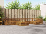 Outdoor Sofa Set 6 pcs Natural 3373514