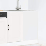 Kitchen Base Cabinet Kalmar White Engineered Wood 854318
