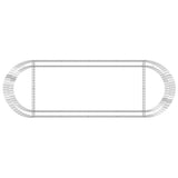 Gabion Raised Bed Galvanised Iron 300x100x50 cm 152041