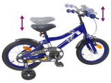 Kids Bike 16 Inches for 4-6 Years Old Dark Blue 42009524