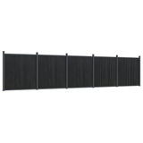 Fence Panel Grey 872x186 cm WPC 3282793
