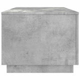 Coffee Table with LED Lights Concrete Grey 90x50x40 cm 839878