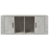 TV Cabinet Concrete Grey 100x35x40 cm Engineered Wood 816804