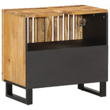 Bathroom Sink Cabinet 62x34x58 cm Solid Wood Rough Mango 377529