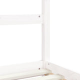 Kids Bed Frame White 80x160 cm Solid Wood Pine 834514