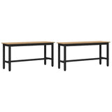 Dining Bench 2 pcs Artisan Oak 100 x 32.5 x 48.5 cm 873761