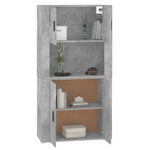 Highboard Concrete Grey Engineered Wood 3185355