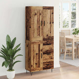 Highboard Old Wood 69.5 x 34 x 180 cm Engineered Wood 3415680