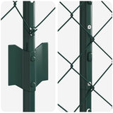 Fence and Post Green 1 x 10 m Steel 3336240