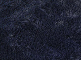Shaggy Rug High Pile NAVARRA Navy 200x200 cm Polyester 4102923