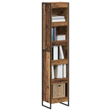 Book Cabinet Old Wood 40 x 30 x 189.5 cm Engineered Wood 886382