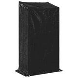 Firewood Rack with Rain Cover 100x60x200 cm Galvanised Steel 4104949