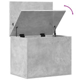 Storage Box Concrete Grey 60x42x46 cm Engineered Wood 840656