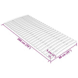 Bed Slats Replacement with 24 Slats 90x200 cm 340077