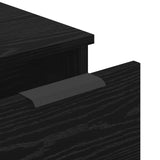 Sideboard 3 pcs Black Oak 181 x 30 x 70 cm Engineered Wood 3332521