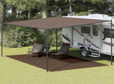 Tent Carpet 300x600 cm Brown 310810