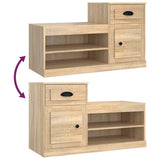 Shoe Cabinet Sonoma Oak 100x42x60 cm Engineered Wood 816419