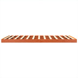 Bed Frame without Mattress Wax Brown 160x200 cm Solid Wood Pine 847148
