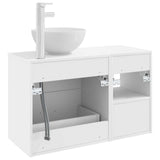 Bathroom Furniture Set 2 pcs White Engineered Wood 3403872