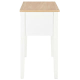 280069 Writing Desk White 109,5x45x77,5 cm Wood
