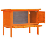 Outdoor Rabbit Hutch Small Animal House Pet Cage 1 Layer Wood 170157