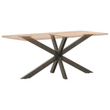 Dining Table Leg Spider Shape Black 150x78x cm Steel 4013119