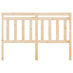 ZNTS Bed Headboard 156x4x100 cm Solid Wood Pine 814099