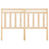 ZNTS Bed Headboard 156x4x100 cm Solid Wood Pine 814099