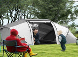 4-6 Man UV Protection Camping Tent - Charcoal Grey and White T3398P348659