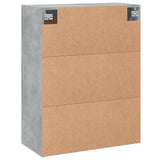 Wall Mounted Cabinets 2 pcs Concrete Grey Engineered Wood 3198013