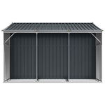 Garden Shed Anthracite 277x279x179 cm Galvanised Steel 3188293