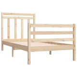Bed Frame without Mattress 90x190 cm Single Solid Wood 3105280
