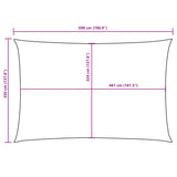 Sunshade Sail Oxford Fabric Rectangular 3.5x5 m Beige 135160