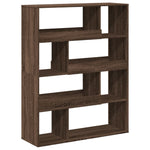 Bookcase Brown Oak 100x33x125.5 cm Engineered Wood 3309336