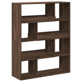 Bookcase Brown Oak 100x33x125.5 cm Engineered Wood 3309336