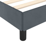 Bed Frame without Mattress Dark Grey 100x203 cm Twin XL Velvet 347004