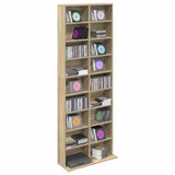 CD Cabinet Sonoma Oak 65 x 23.5 x 175 cm Engineered Wood 8012660