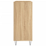Record Cabinet Sonoma Oak 84.5x38x89 cm Engineered Wood 831775