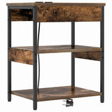 Bedside Cabinet 2 pcs Smoked Oak 41 x 31 x 51 cm 859540