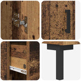 Highboard Old Wood 69.5 x 34 x 180 cm Engineered Wood 3415733